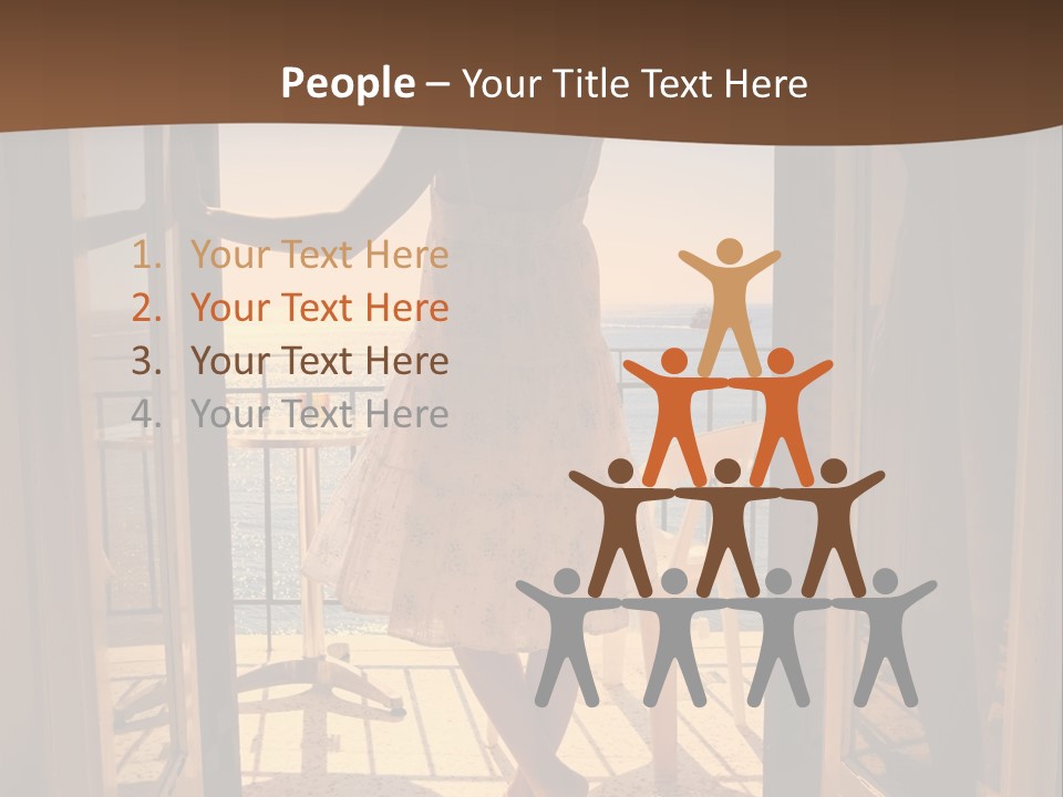 Open Greece Boat PowerPoint Template