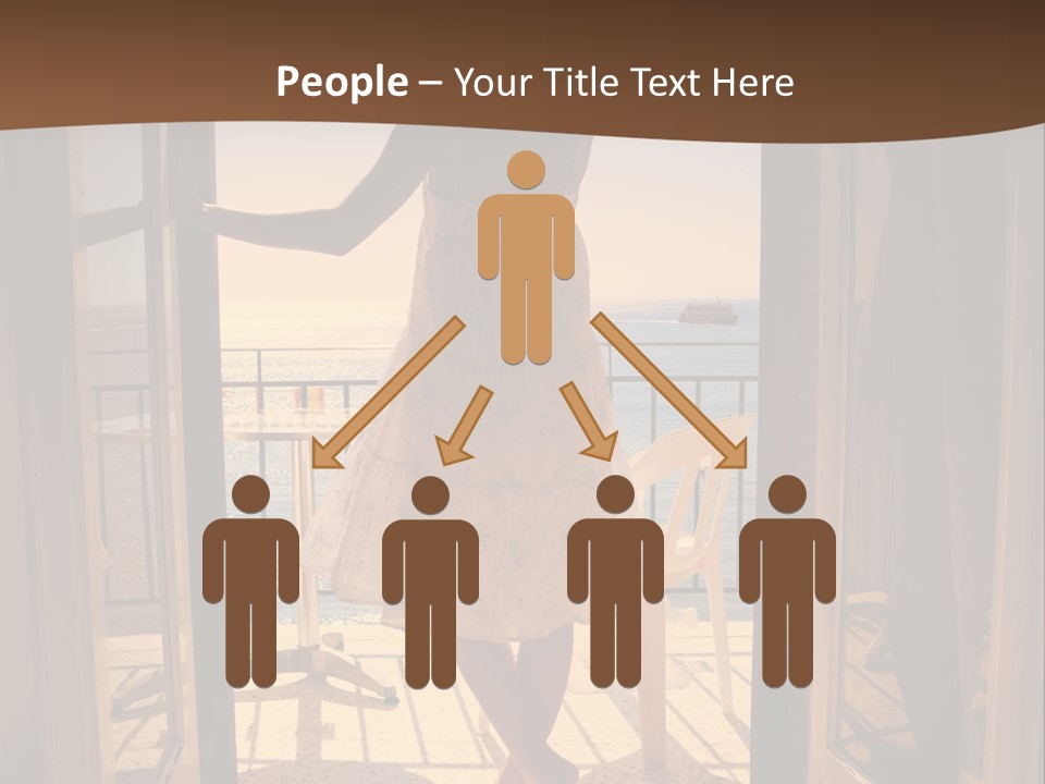 Open Greece Boat PowerPoint Template