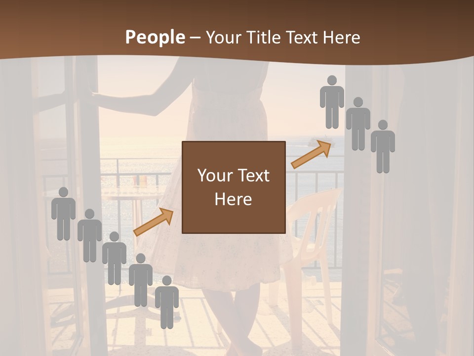 Open Greece Boat PowerPoint Template