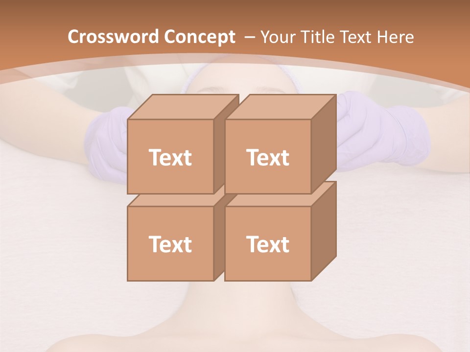 Spa Wrinkles Two PowerPoint Template