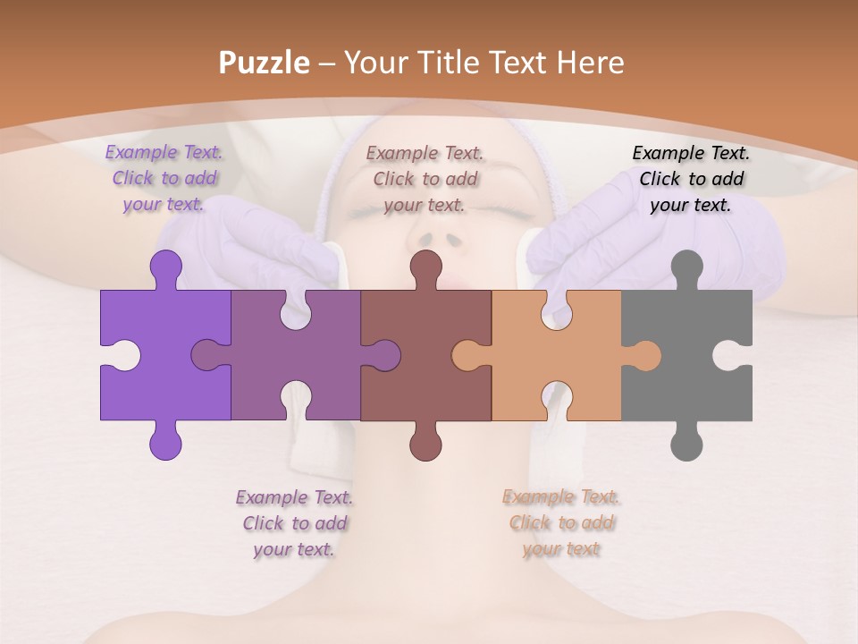 Spa Wrinkles Two PowerPoint Template