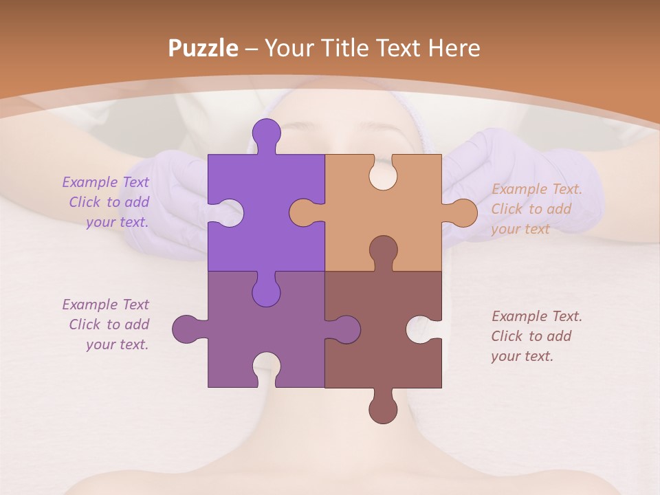 Spa Wrinkles Two PowerPoint Template