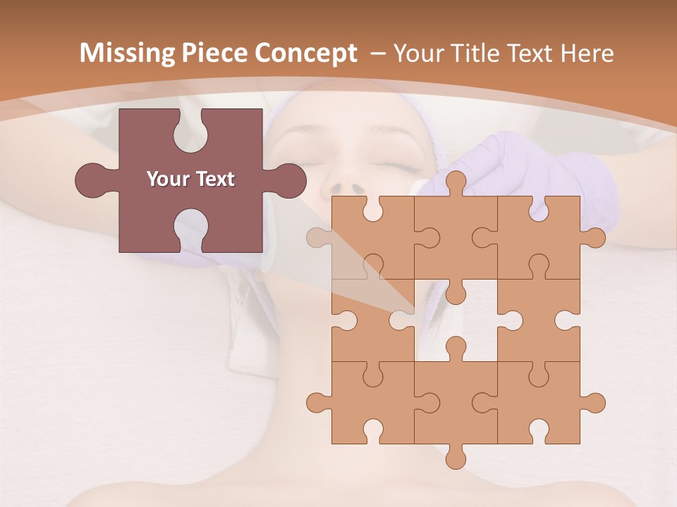 Spa Wrinkles Two PowerPoint Template