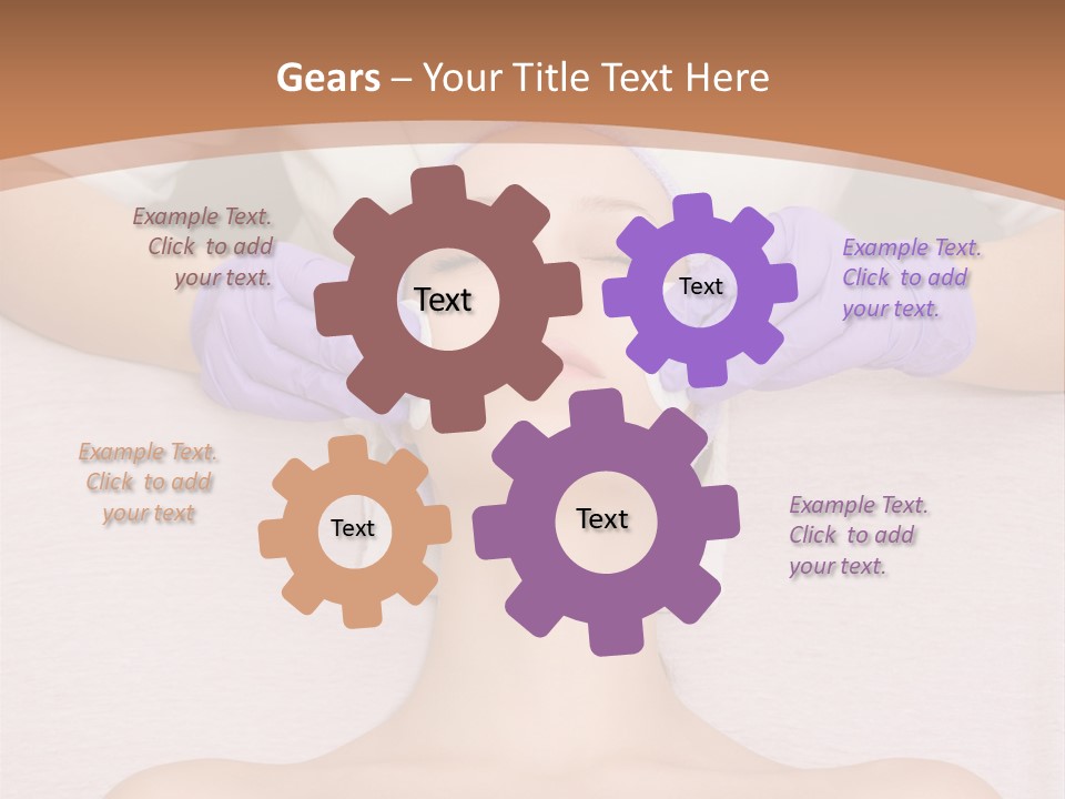 Spa Wrinkles Two PowerPoint Template