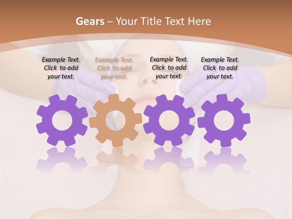 Spa Wrinkles Two PowerPoint Template