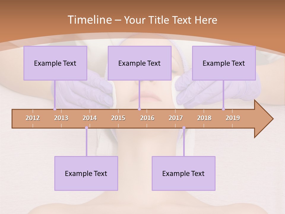 Spa Wrinkles Two PowerPoint Template