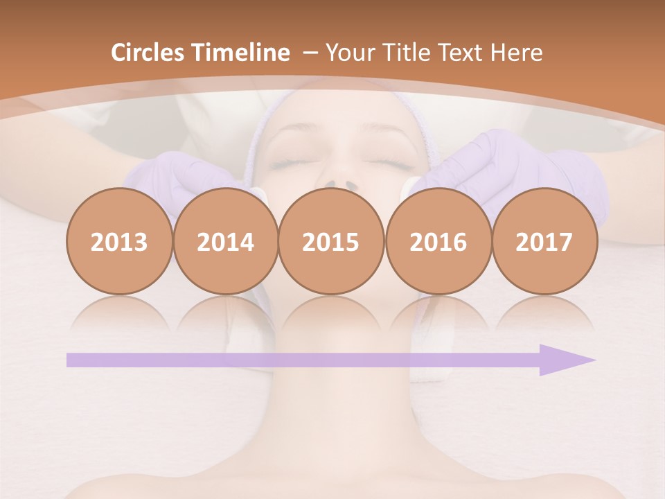 Spa Wrinkles Two PowerPoint Template