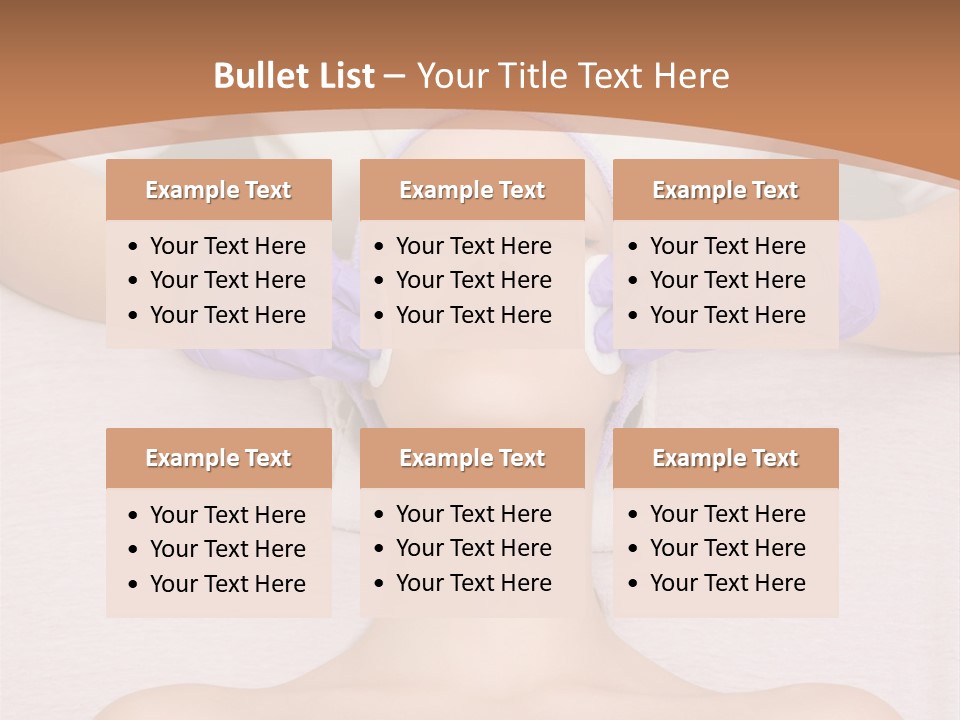 Spa Wrinkles Two PowerPoint Template