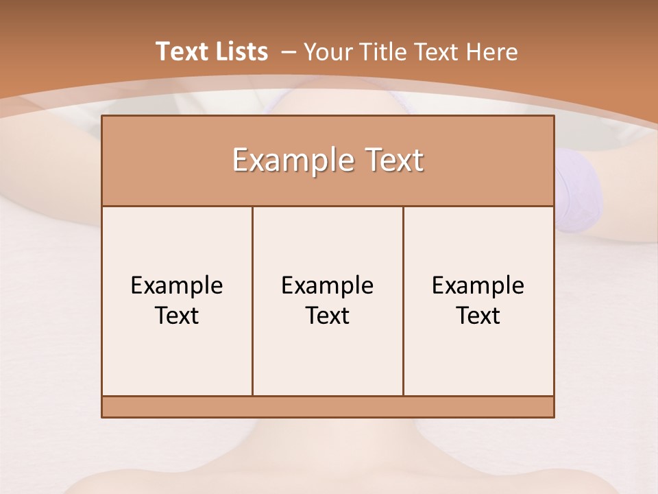 Spa Wrinkles Two PowerPoint Template