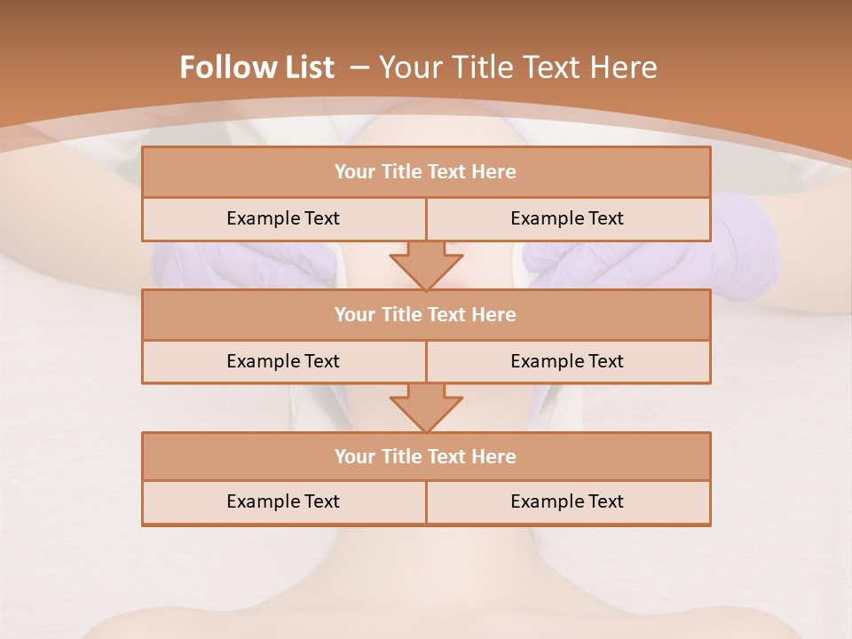 Spa Wrinkles Two PowerPoint Template