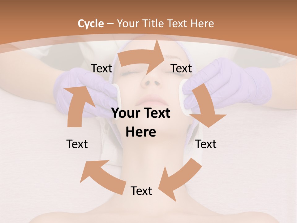 Spa Wrinkles Two PowerPoint Template