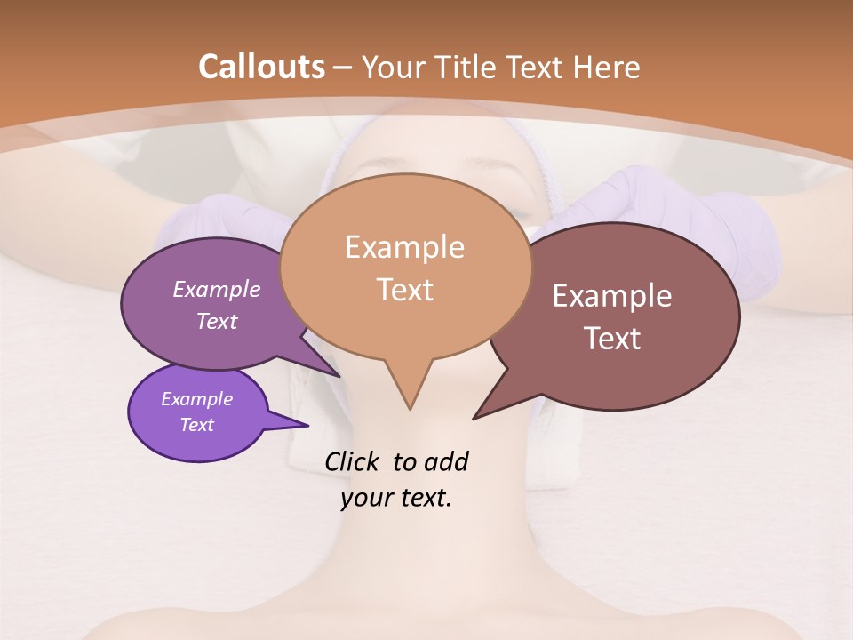 Spa Wrinkles Two PowerPoint Template