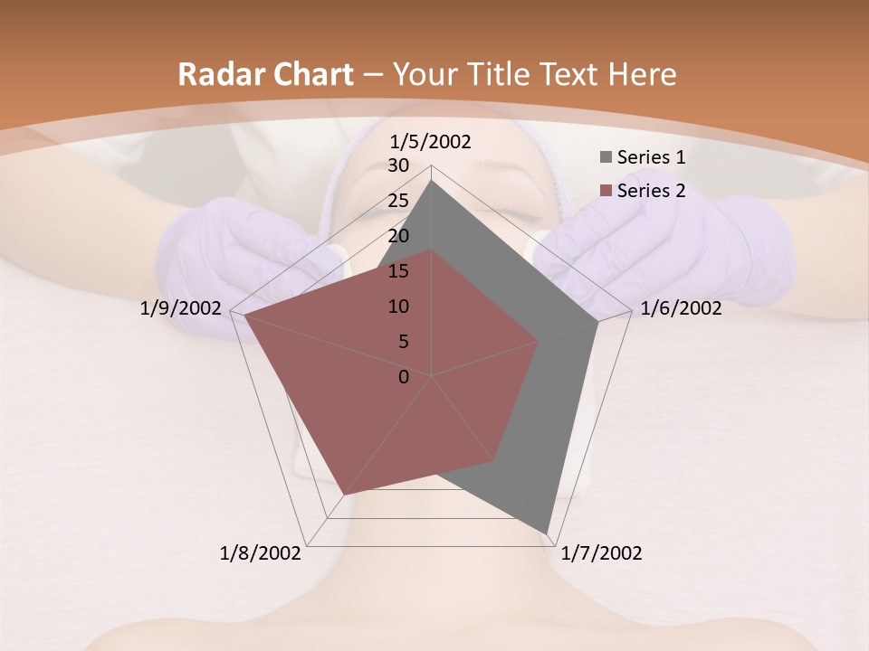 Spa Wrinkles Two PowerPoint Template