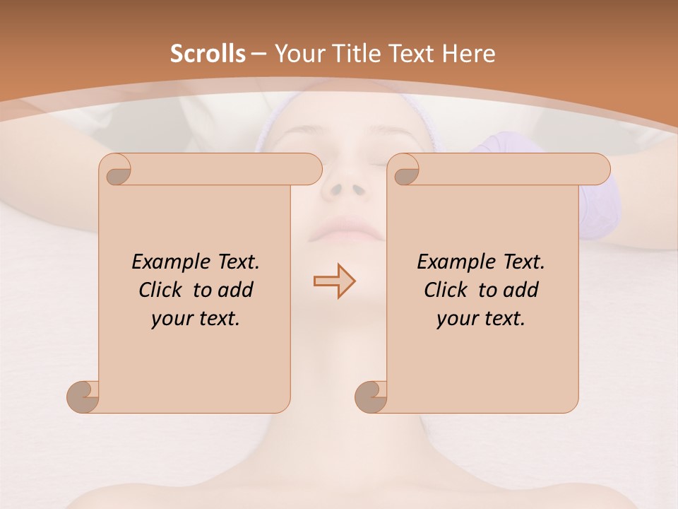 Spa Wrinkles Two PowerPoint Template