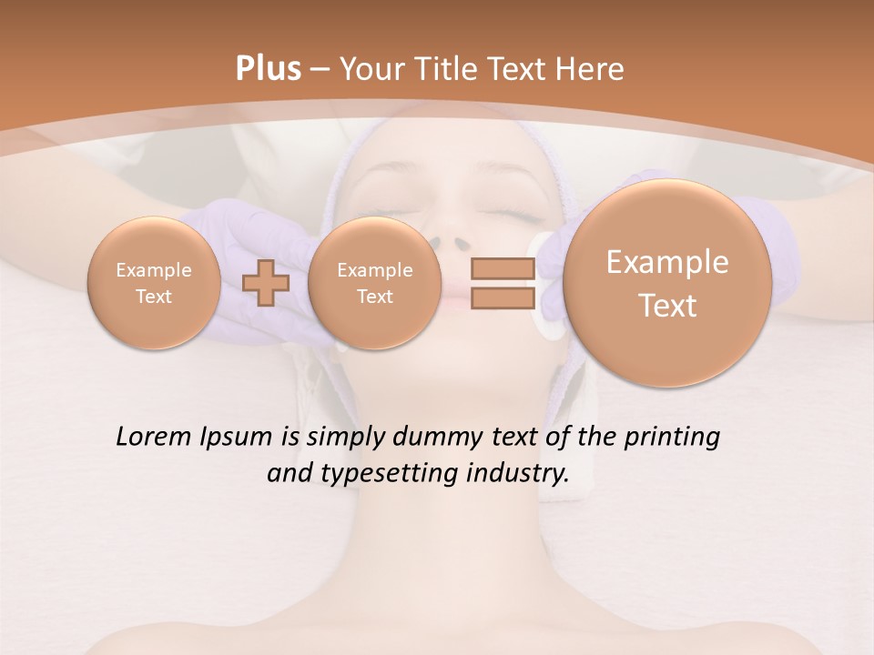 Spa Wrinkles Two PowerPoint Template