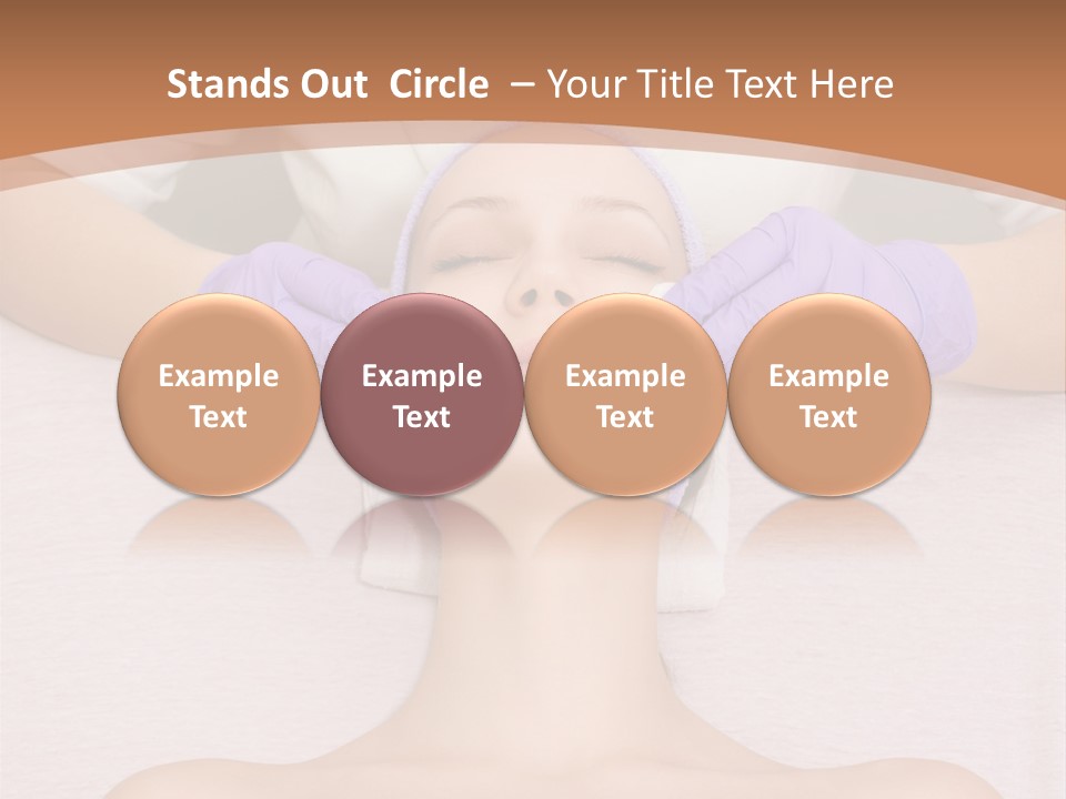 Spa Wrinkles Two PowerPoint Template