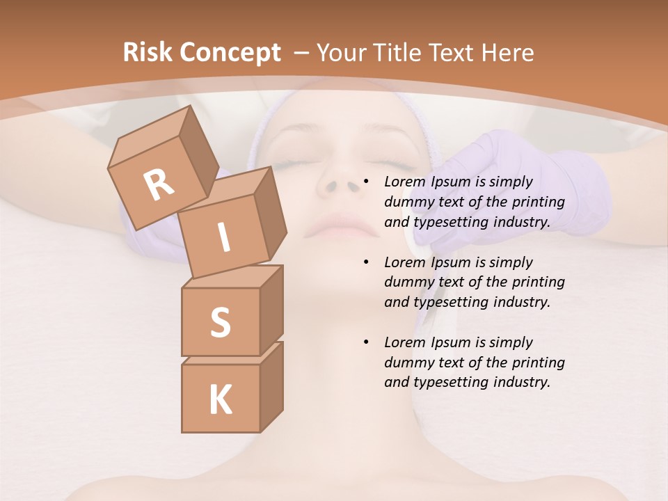 Spa Wrinkles Two PowerPoint Template