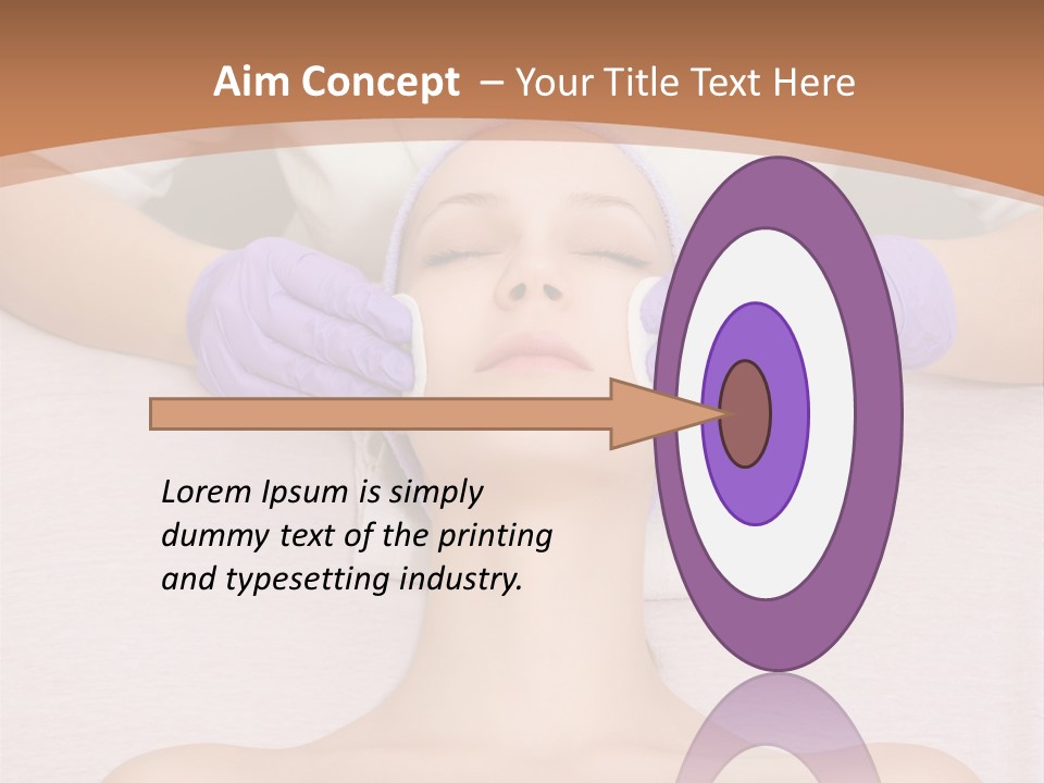 Spa Wrinkles Two PowerPoint Template