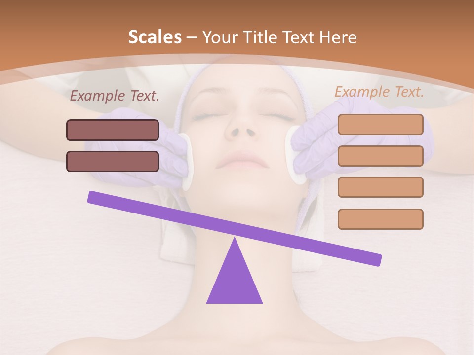 Spa Wrinkles Two PowerPoint Template
