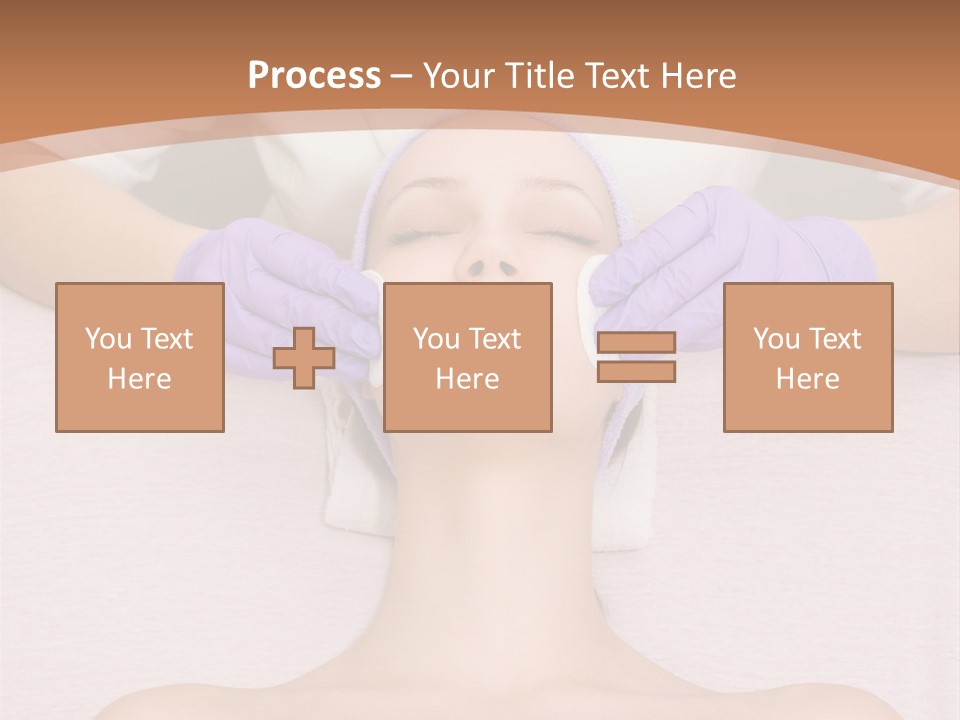 Spa Wrinkles Two PowerPoint Template