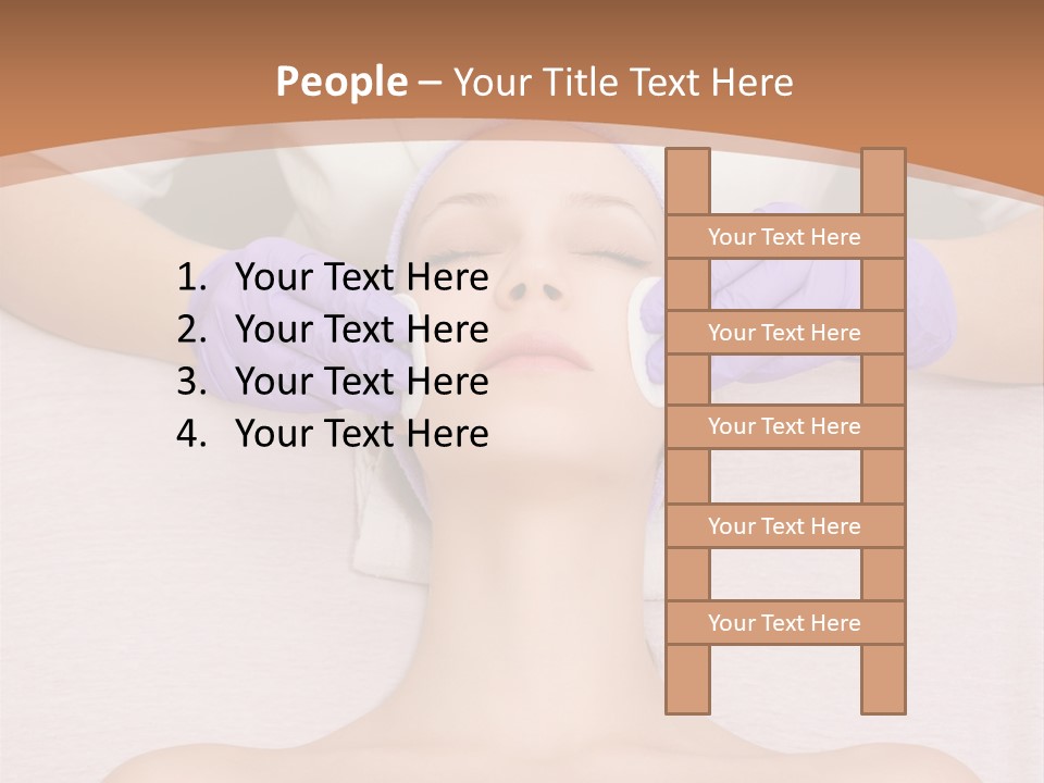 Spa Wrinkles Two PowerPoint Template