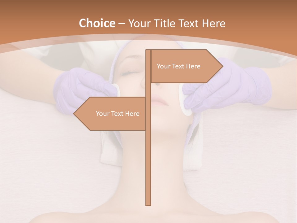 Spa Wrinkles Two PowerPoint Template