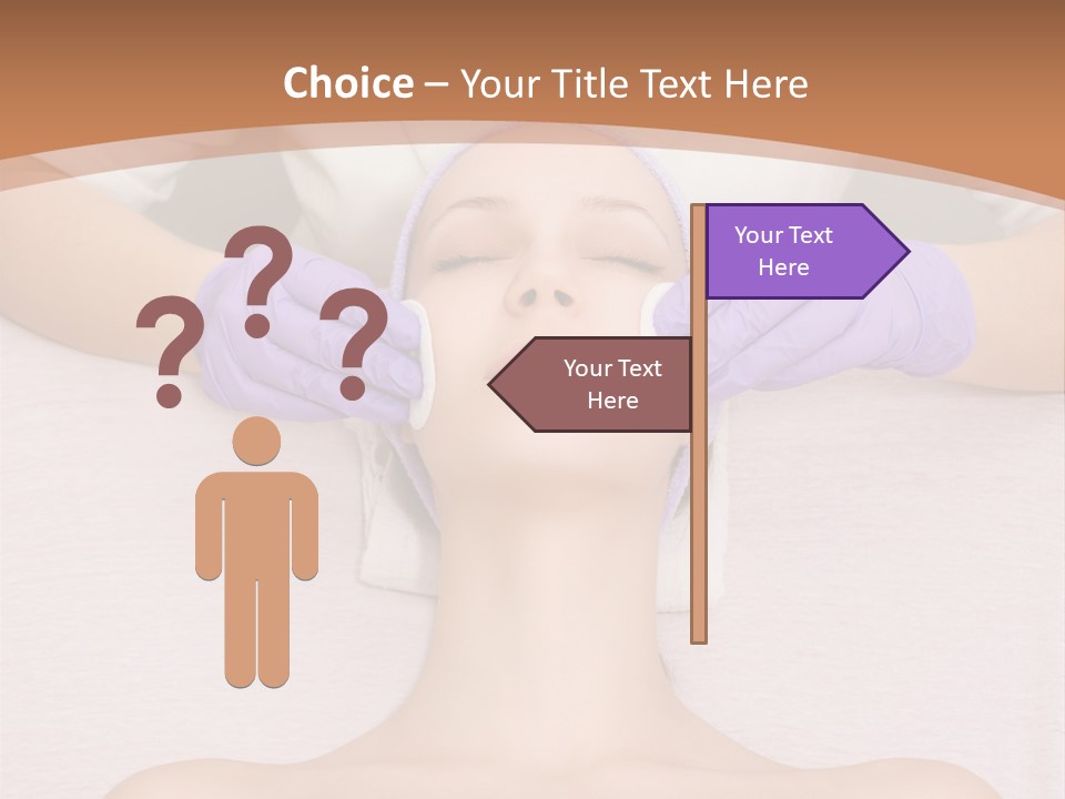 Spa Wrinkles Two PowerPoint Template