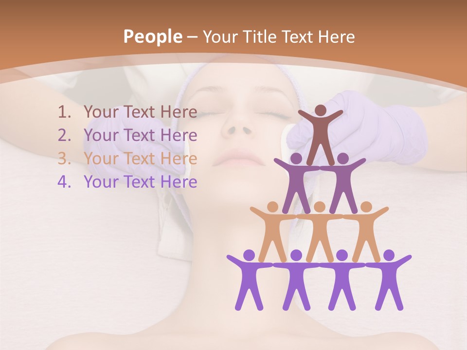 Spa Wrinkles Two PowerPoint Template