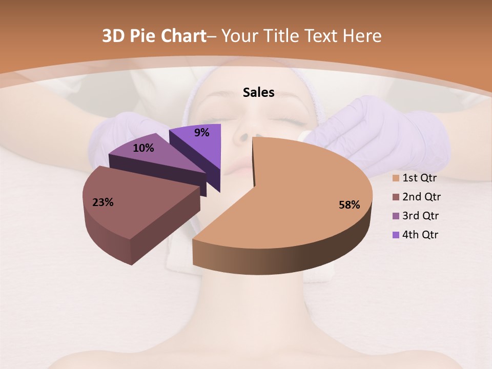 Spa Wrinkles Two PowerPoint Template