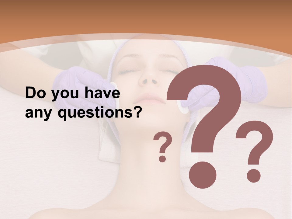 Spa Wrinkles Two PowerPoint Template