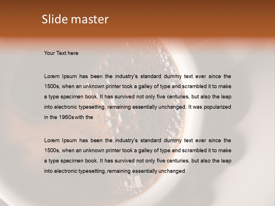 Drink Nature Space PowerPoint Template