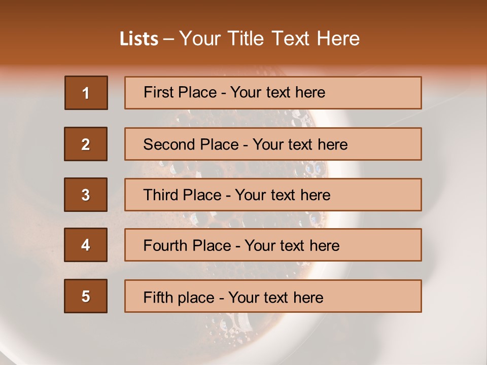 Drink Nature Space PowerPoint Template