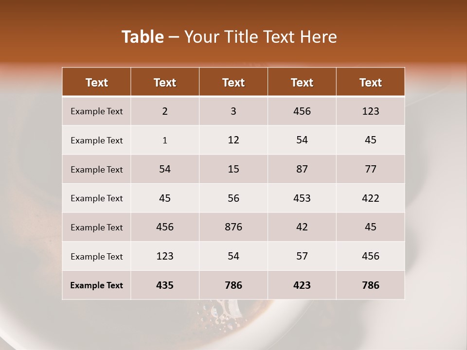 Drink Nature Space PowerPoint Template