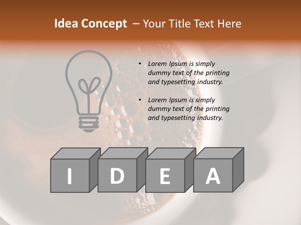 Drink Nature Space PowerPoint Template