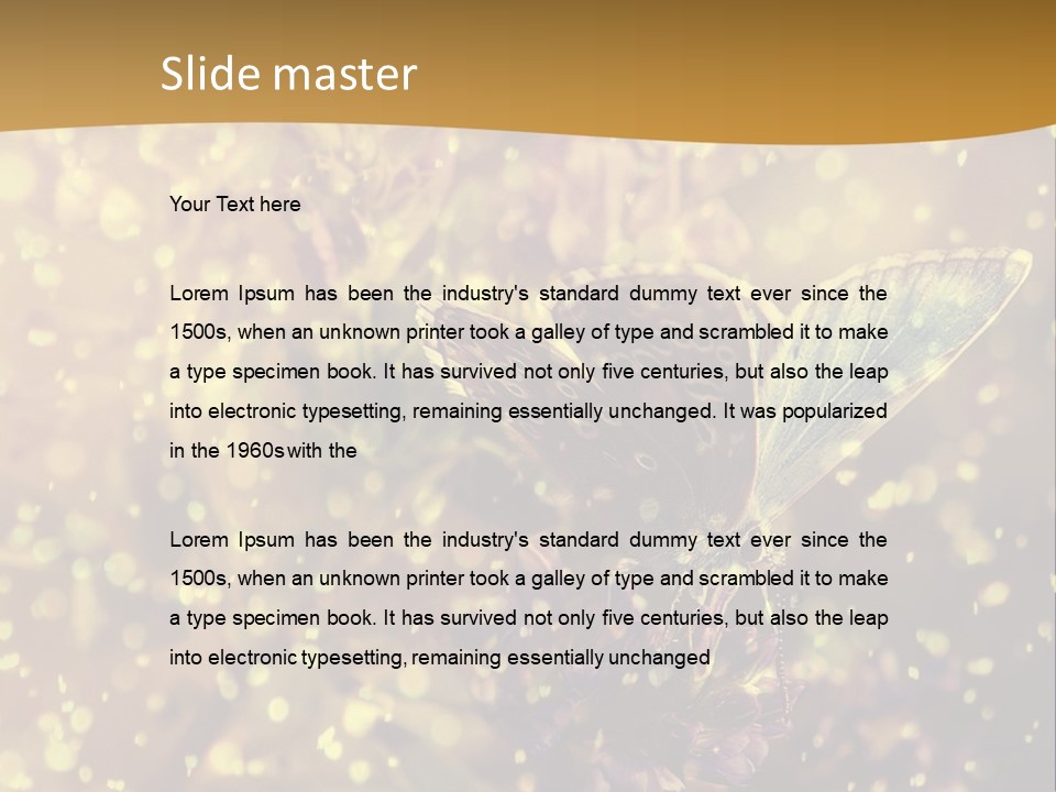 Dream Fly Countryside PowerPoint Template