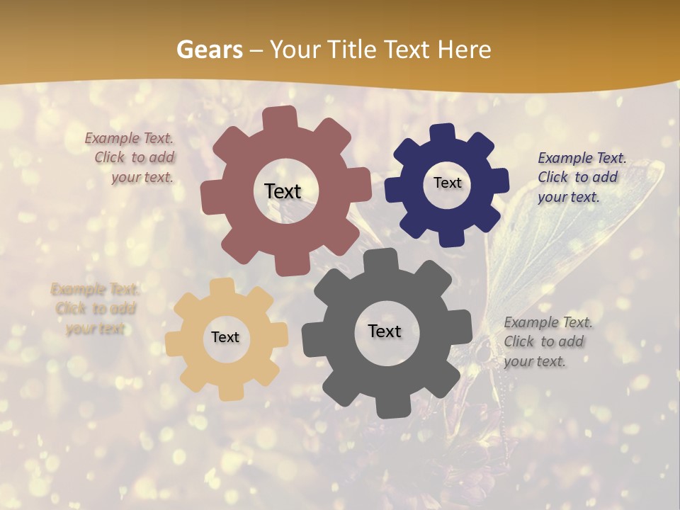 Dream Fly Countryside PowerPoint Template