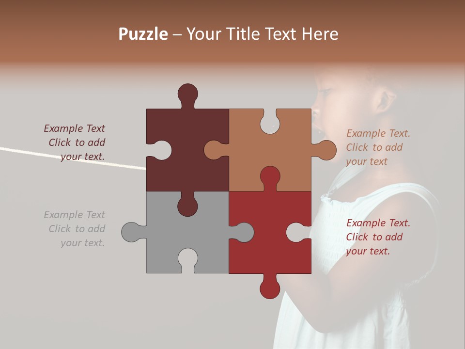 Black Game Play PowerPoint Template
