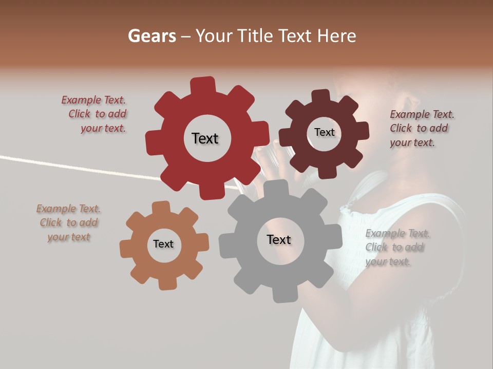 Black Game Play PowerPoint Template