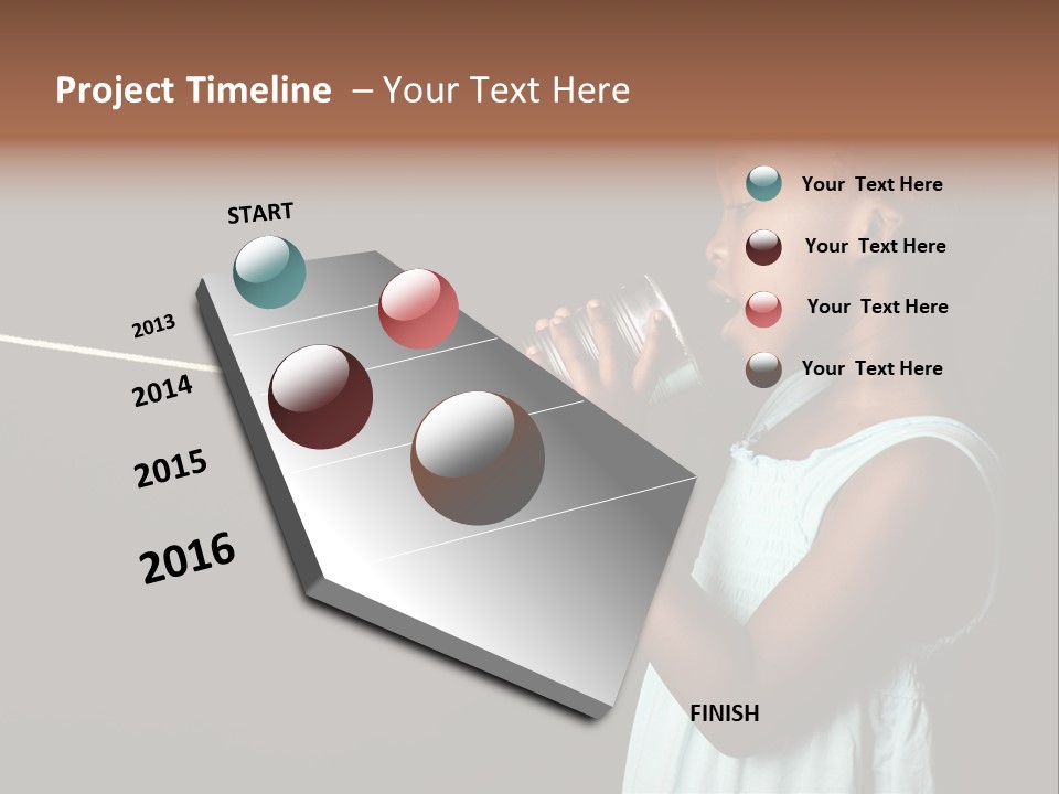 Black Game Play PowerPoint Template