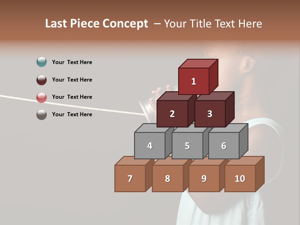 Black Game Play PowerPoint Template