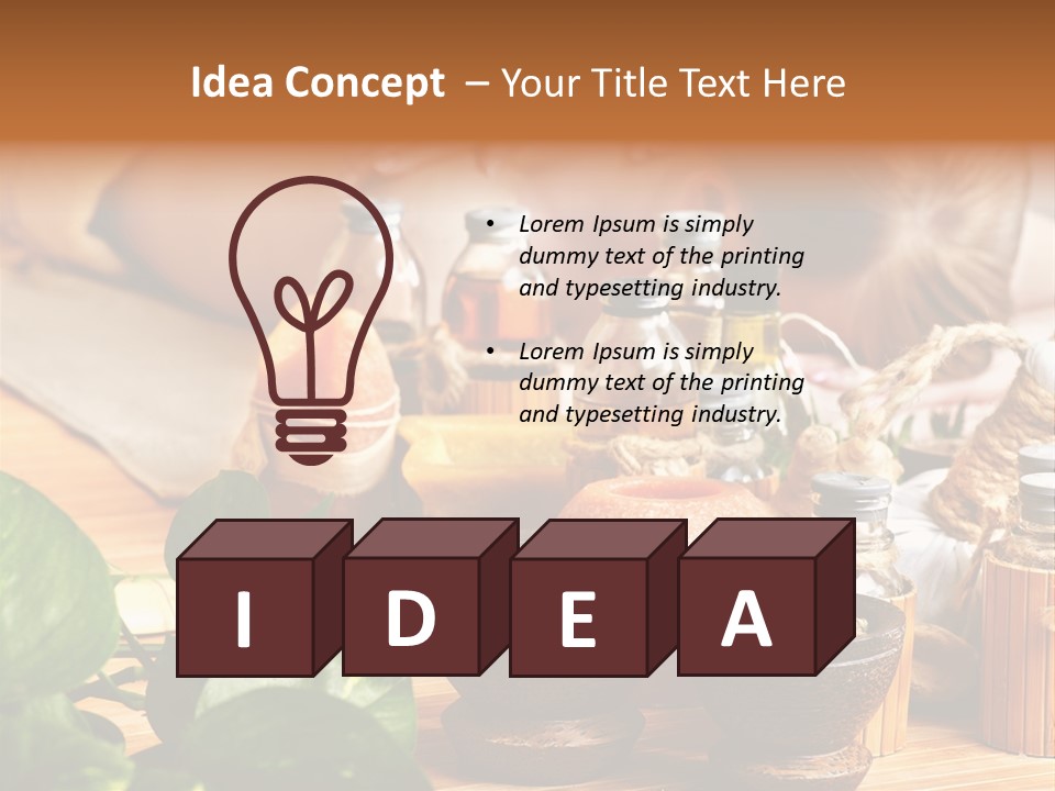Brown Hotel Black PowerPoint Template