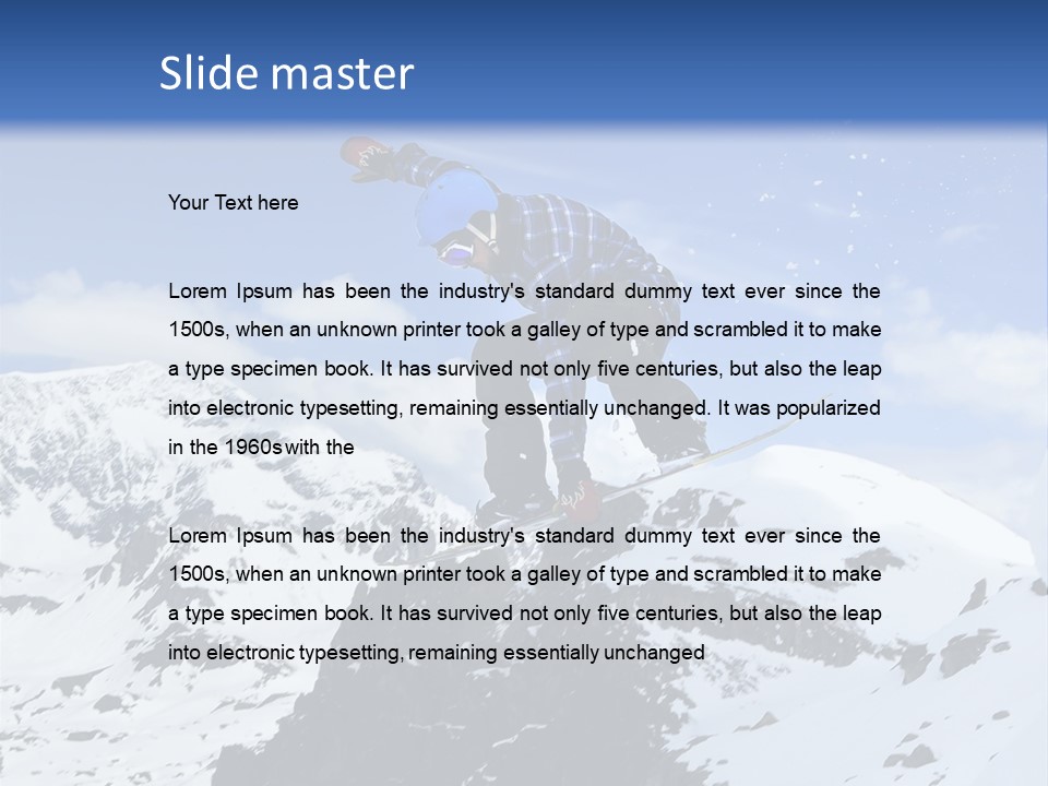 Style Alps Action PowerPoint Template