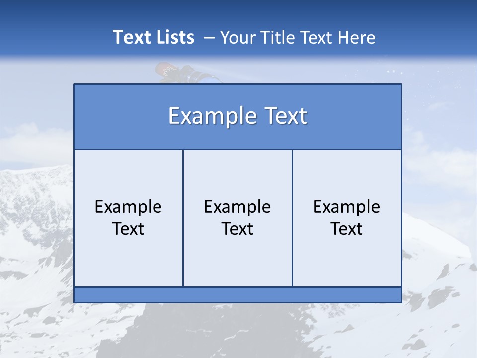 Style Alps Action PowerPoint Template