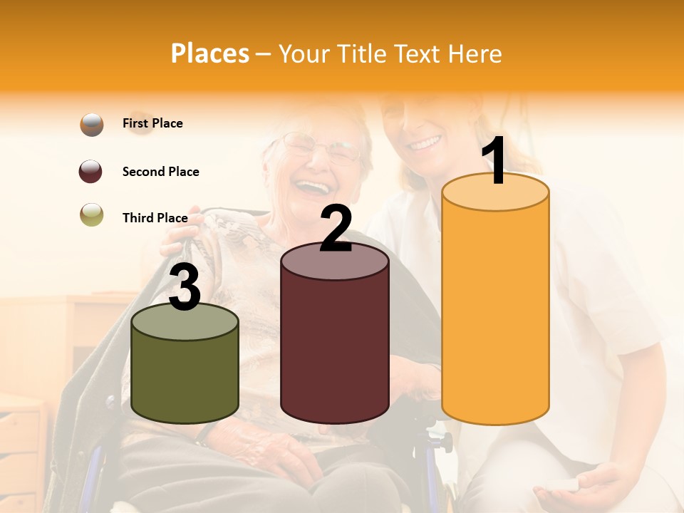 Elderly Clinic Patient PowerPoint Template