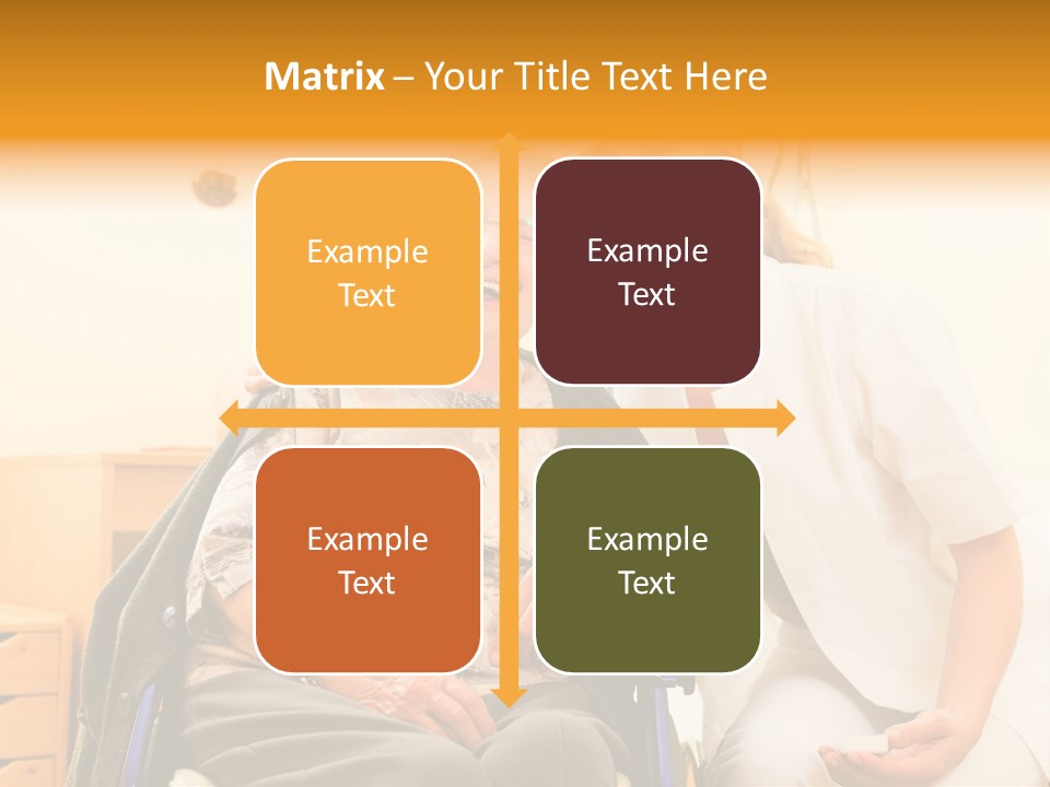 Elderly Clinic Patient PowerPoint Template