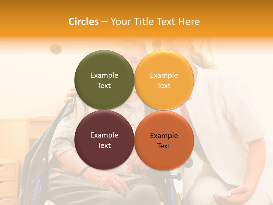 Elderly Clinic Patient PowerPoint Template
