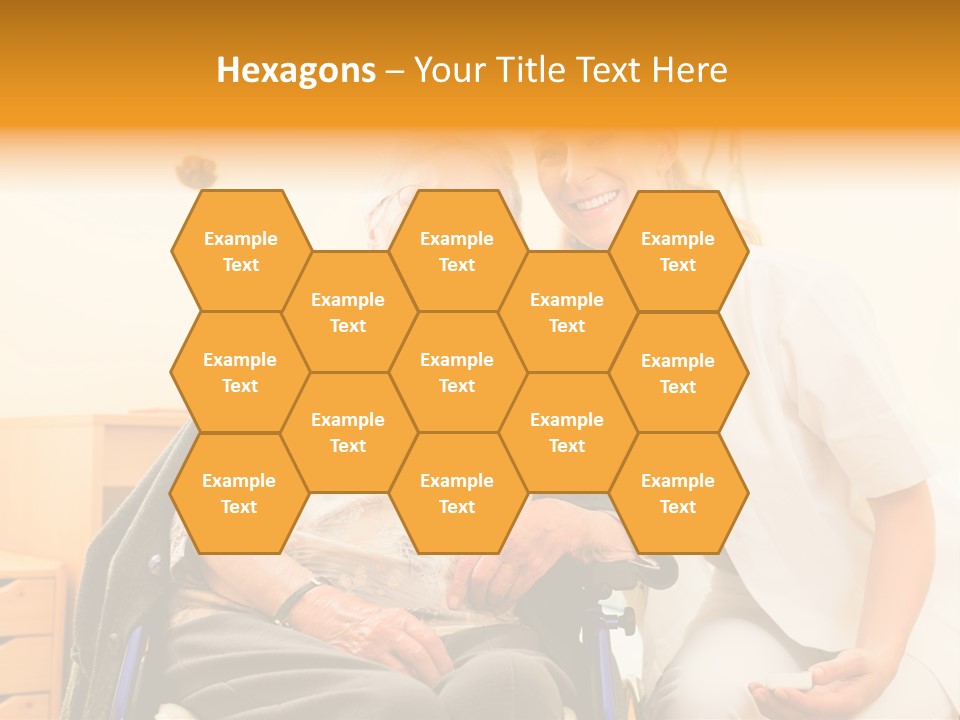 Elderly Clinic Patient PowerPoint Template