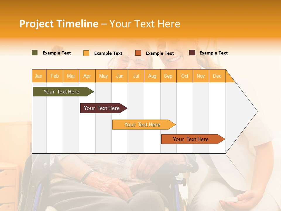 Elderly Clinic Patient PowerPoint Template