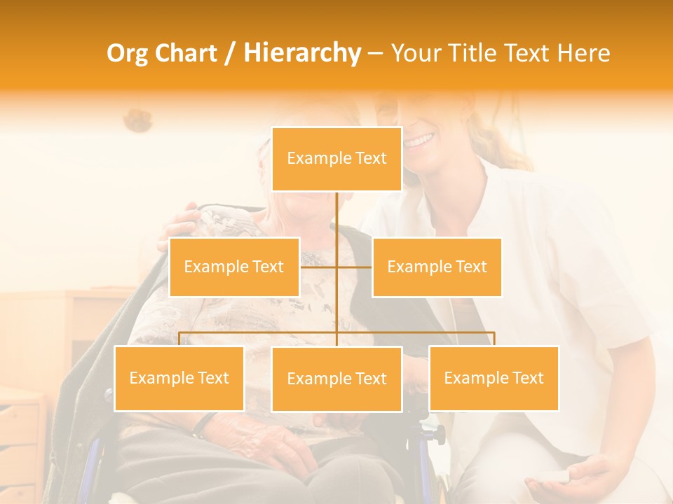 Elderly Clinic Patient PowerPoint Template