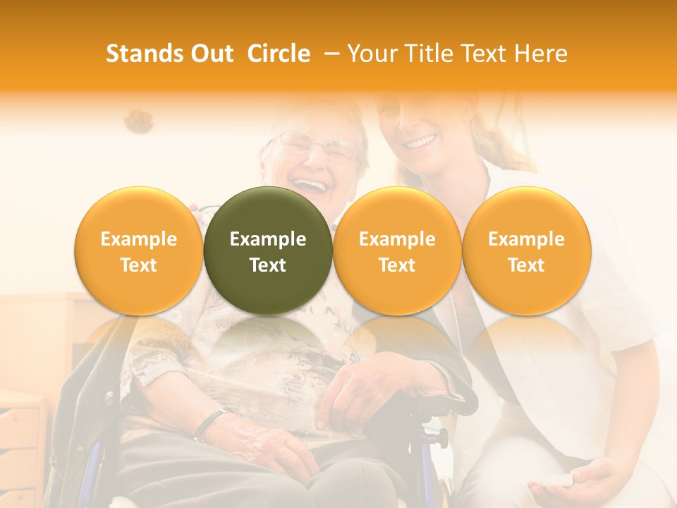 Elderly Clinic Patient PowerPoint Template
